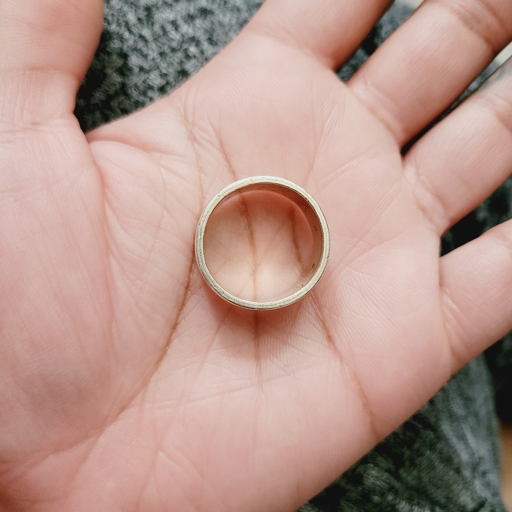 Native Sterling Silver Waves Ring - image 5